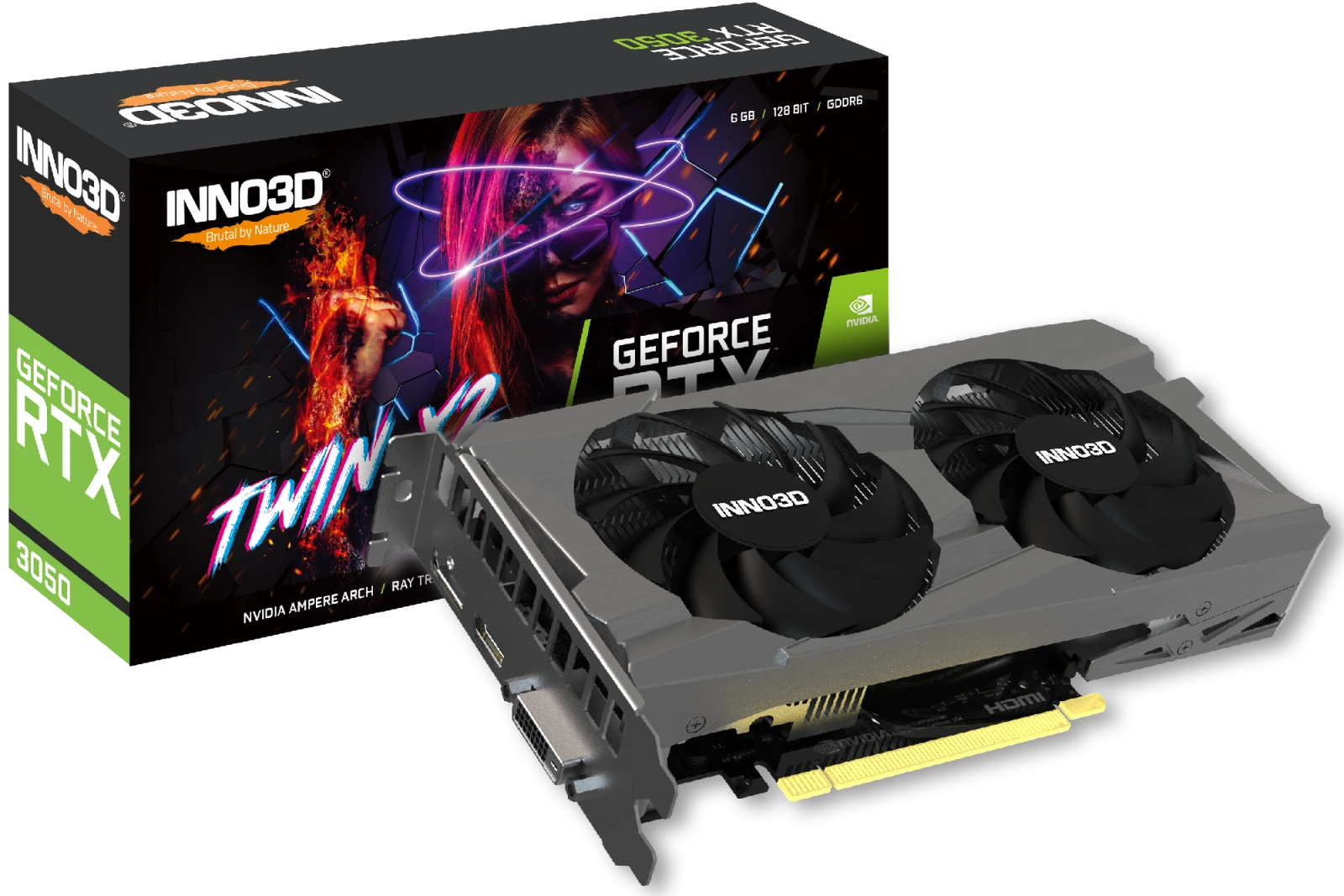 INNO3D GEFORCE RTX 3050 6GB TWIN X2
